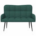 2-Zits Sofa Donkergroen 115 x 61 x 87 cm Stof