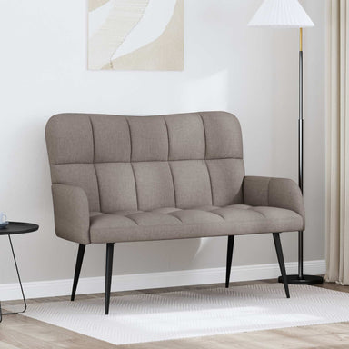 2-Zits Sofa Taupe 115 x 61 x 87 cm Stof