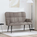2-Zits Sofa Taupe 115 x 61 x 87 cm Stof