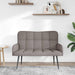 2-Zits Sofa Taupe 115 x 61 x 87 cm Stof