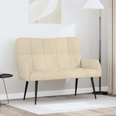 2-Zits Sofa Crèmekleurig 115 x 61 x 87 cm Stof