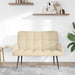 2-Zits Sofa Crèmekleurig 115 x 61 x 87 cm Stof