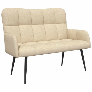 2-Zits Sofa Crèmekleurig 115 x 61 x 87 cm Stof