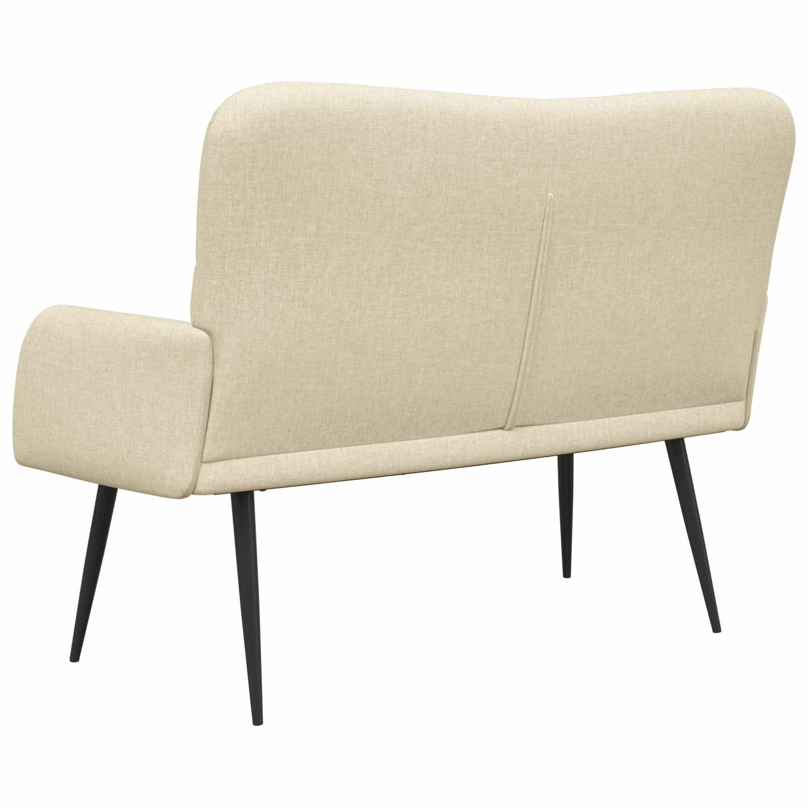 2-Zits Sofa Crèmekleurig 115 x 61 x 87 cm Stof