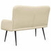 2-Zits Sofa Crèmekleurig 115 x 61 x 87 cm Stof