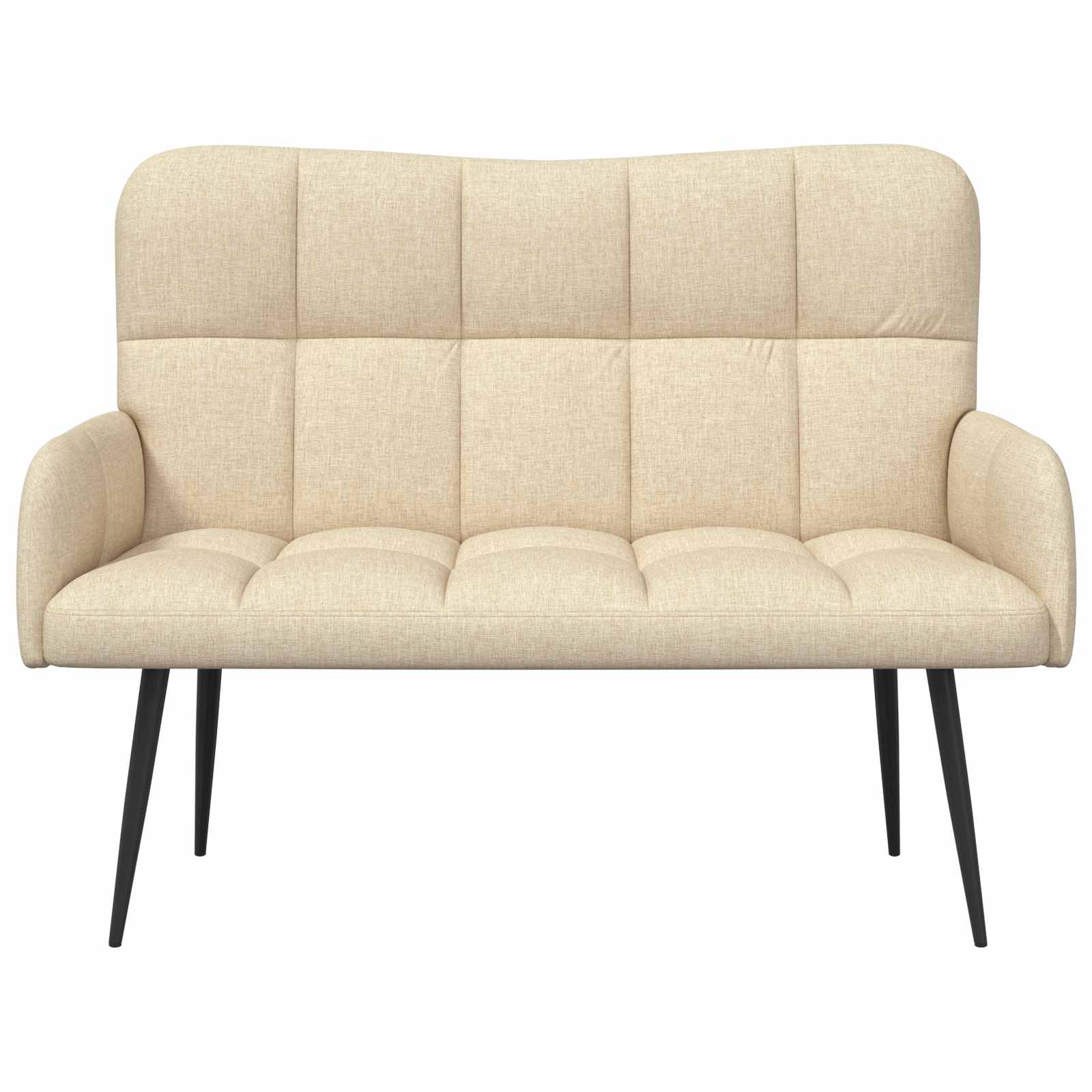 2-Zits Sofa Crèmekleurig 115 x 61 x 87 cm Stof