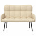 2-Zits Sofa Crèmekleurig 115 x 61 x 87 cm Stof