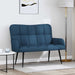 2-Zits Sofa Blauw 115 x 61 x 87 cm Stof