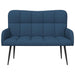 2-Zits Sofa Blauw 115 x 61 x 87 cm Stof