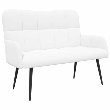 2-Zits Sofa Wit 115 x 61 x 87 cm Stof