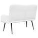 2-Zits Sofa Wit 115 x 61 x 87 cm Stof