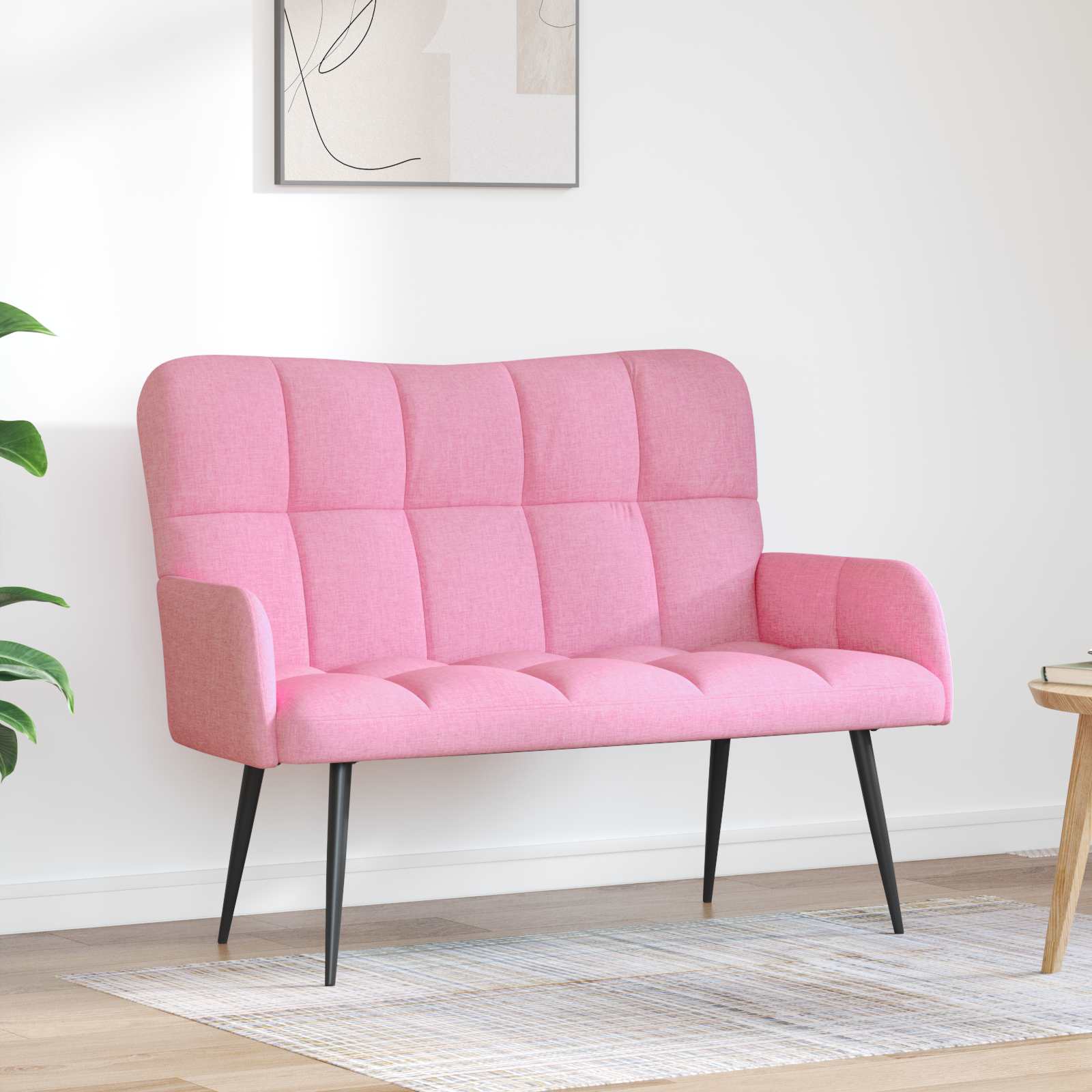 2-Zits Sofa Roze 115 x 61 x 87 cm Stof