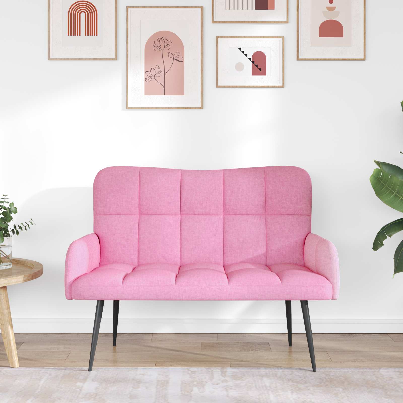2-Zits Sofa Roze 115 x 61 x 87 cm Stof