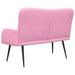 2-Zits Sofa Roze 115 x 61 x 87 cm Stof
