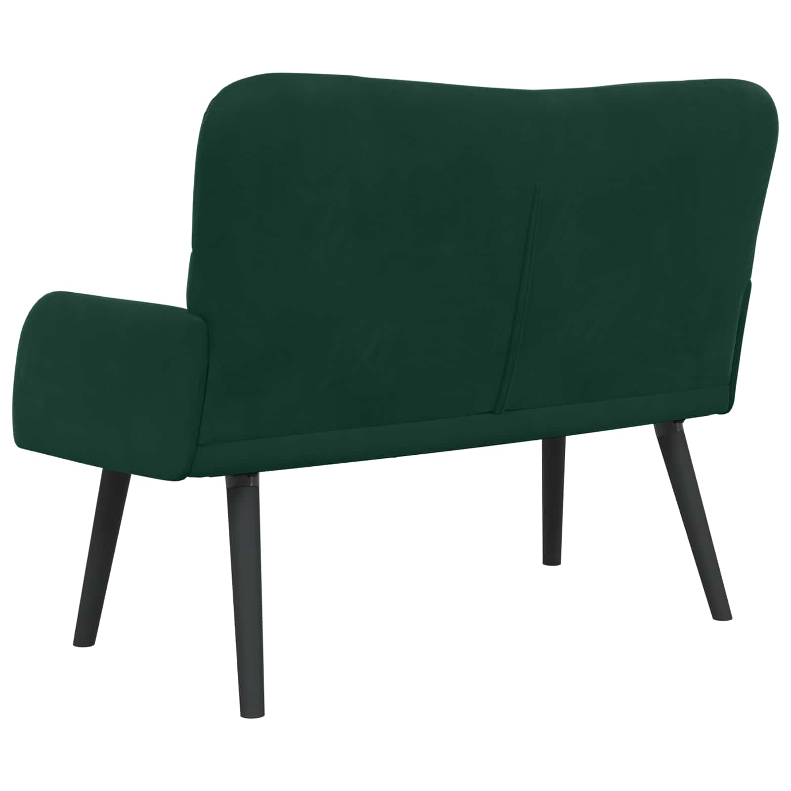 2-Zits Sofa Donkergroen 115 x 61 x 87 cm fluweel