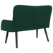 2-Zits Sofa Donkergroen 115 x 61 x 87 cm fluweel