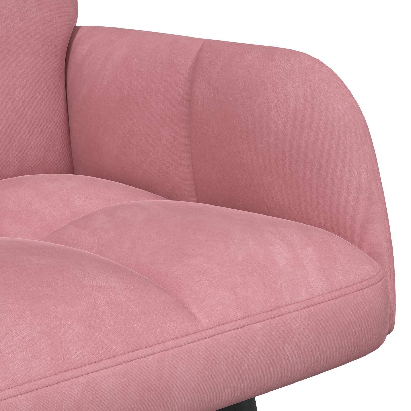 2-Zits Sofa Roze 115 x 61 x 87 cm fluweel