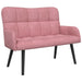 2-Zits Sofa Roze 115 x 61 x 87 cm fluweel