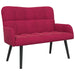 2-Zits Sofa Wijnrood 115 x 61 x 87 cm fluweel