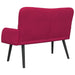 2-Zits Sofa Wijnrood 115 x 61 x 87 cm fluweel