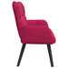 2-Zits Sofa Wijnrood 115 x 61 x 87 cm fluweel