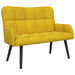2-Zits Sofa Geel 115 x 61 x 87 cm fluweel