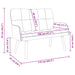 2-Zits Sofa Crèmekleurig 115 x 61 x 87 cm fluweel