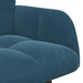 2-Zits Sofa Blauw 115 x 61 x 87 cm fluweel