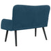 2-Zits Sofa Blauw 115 x 61 x 87 cm fluweel