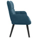 2-Zits Sofa Blauw 115 x 61 x 87 cm fluweel