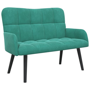 2-Zits Sofa Turquoise 115 x 61 x 87 cm fluweel