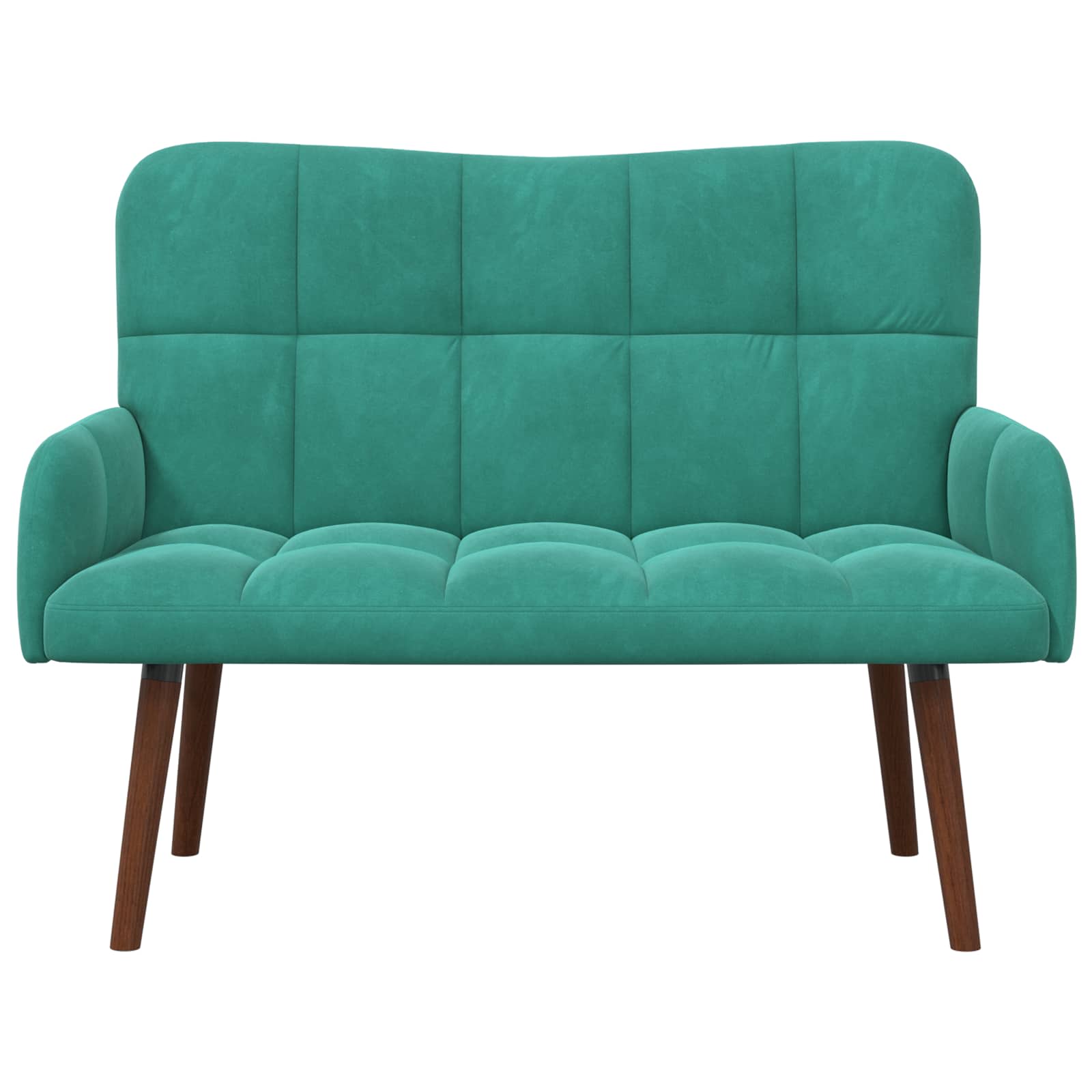 2-Zits Sofa Turquoise 115 x 61 x 87 cm fluweel