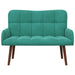 2-Zits Sofa Turquoise 115 x 61 x 87 cm fluweel