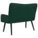 2-Zits Sofa Donkergroen 115 x 61 x 87 cm fluweel