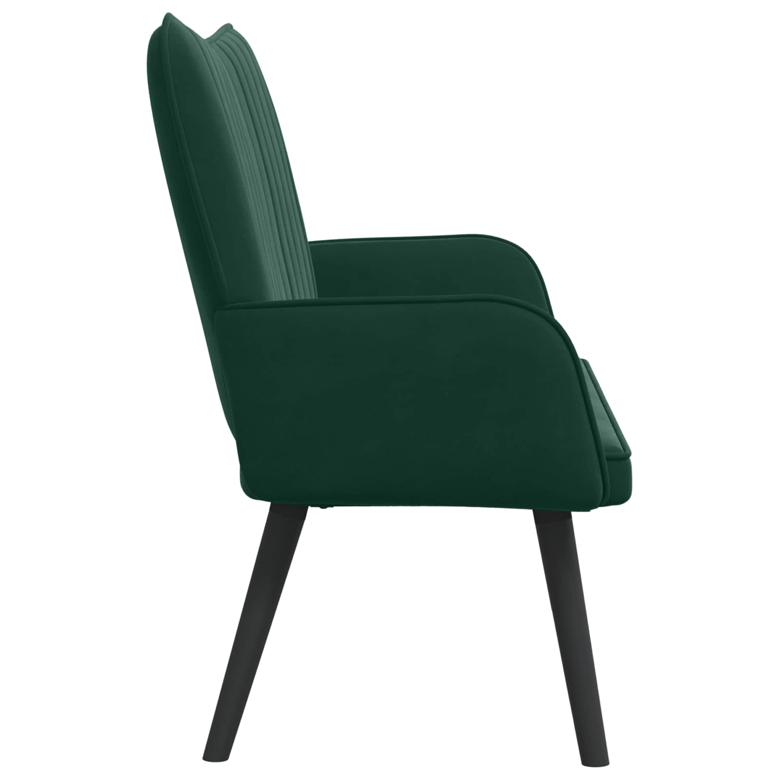 2-Zits Sofa Donkergroen 115 x 61 x 87 cm fluweel