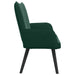 2-Zits Sofa Donkergroen 115 x 61 x 87 cm fluweel
