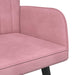 2-Zits Sofa Roze 115 x 61 x 87 cm fluweel