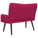2-Zits Sofa Wijnrood 115 x 61 x 87 cm fluweel