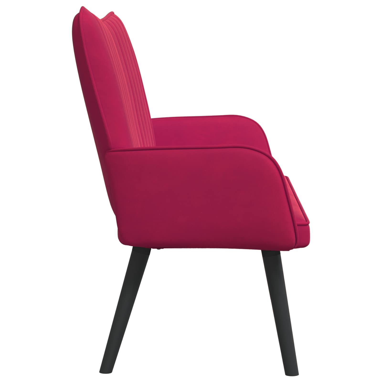 2-Zits Sofa Wijnrood 115 x 61 x 87 cm fluweel
