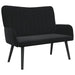 2-Zits Sofa Zwart 115 x 61 x 87 cm fluweel