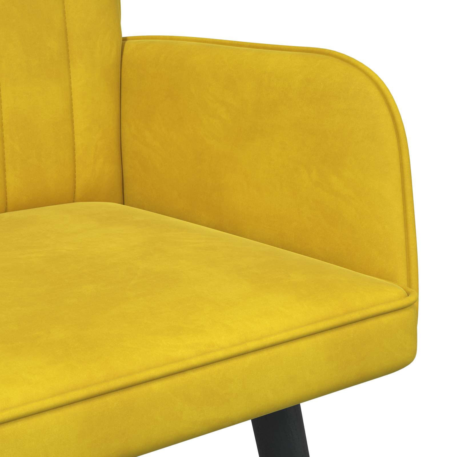 2-Zits Sofa Geel 115 x 61 x 87 cm fluweel