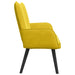 2-Zits Sofa Geel 115 x 61 x 87 cm fluweel