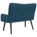 2-Zits Sofa Blauw 115 x 61 x 87 cm fluweel