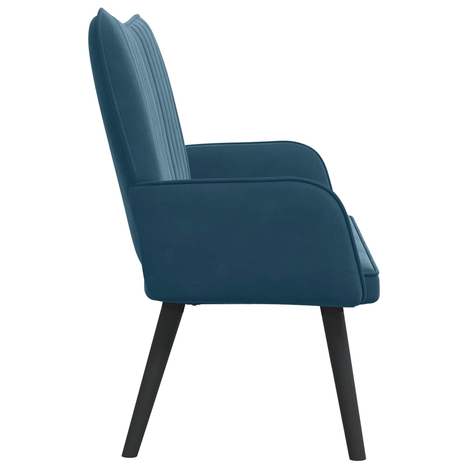 2-Zits Sofa Blauw 115 x 61 x 87 cm fluweel