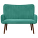 2-Zits Sofa Turquoise 115 x 61 x 87 cm fluweel