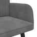 2-Zits Sofa Donkergrijs 115 x 61 x 87 cm fluweel