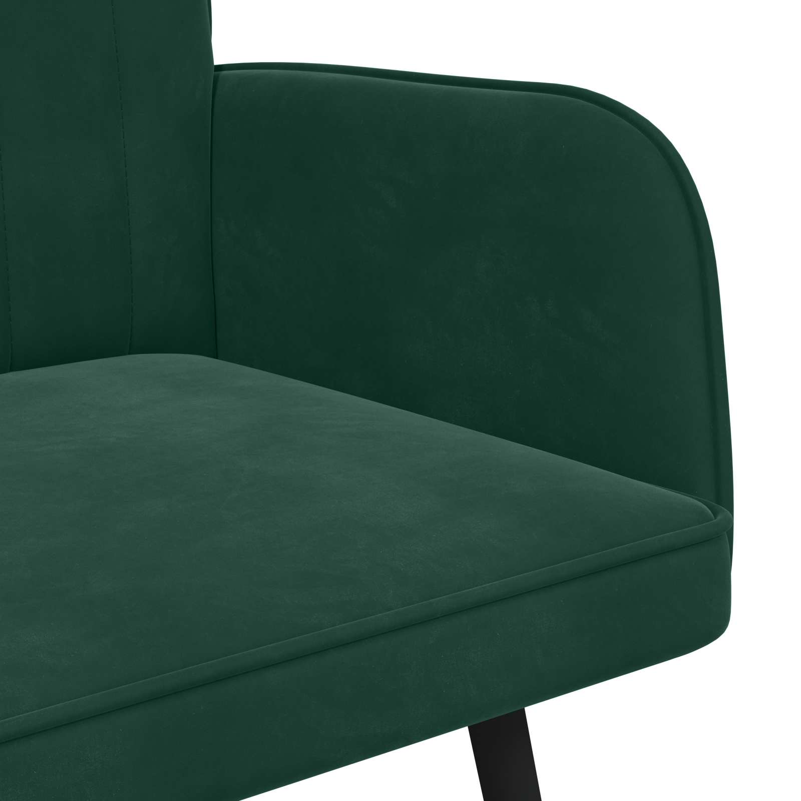 2-Zits Sofa Donkergroen 115 x 61 x 87 cm fluweel