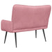 2-Zits Sofa Roze 115 x 61 x 87 cm fluweel