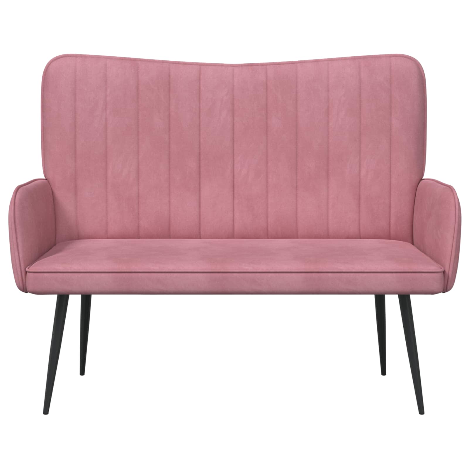 2-Zits Sofa Roze 115 x 61 x 87 cm fluweel