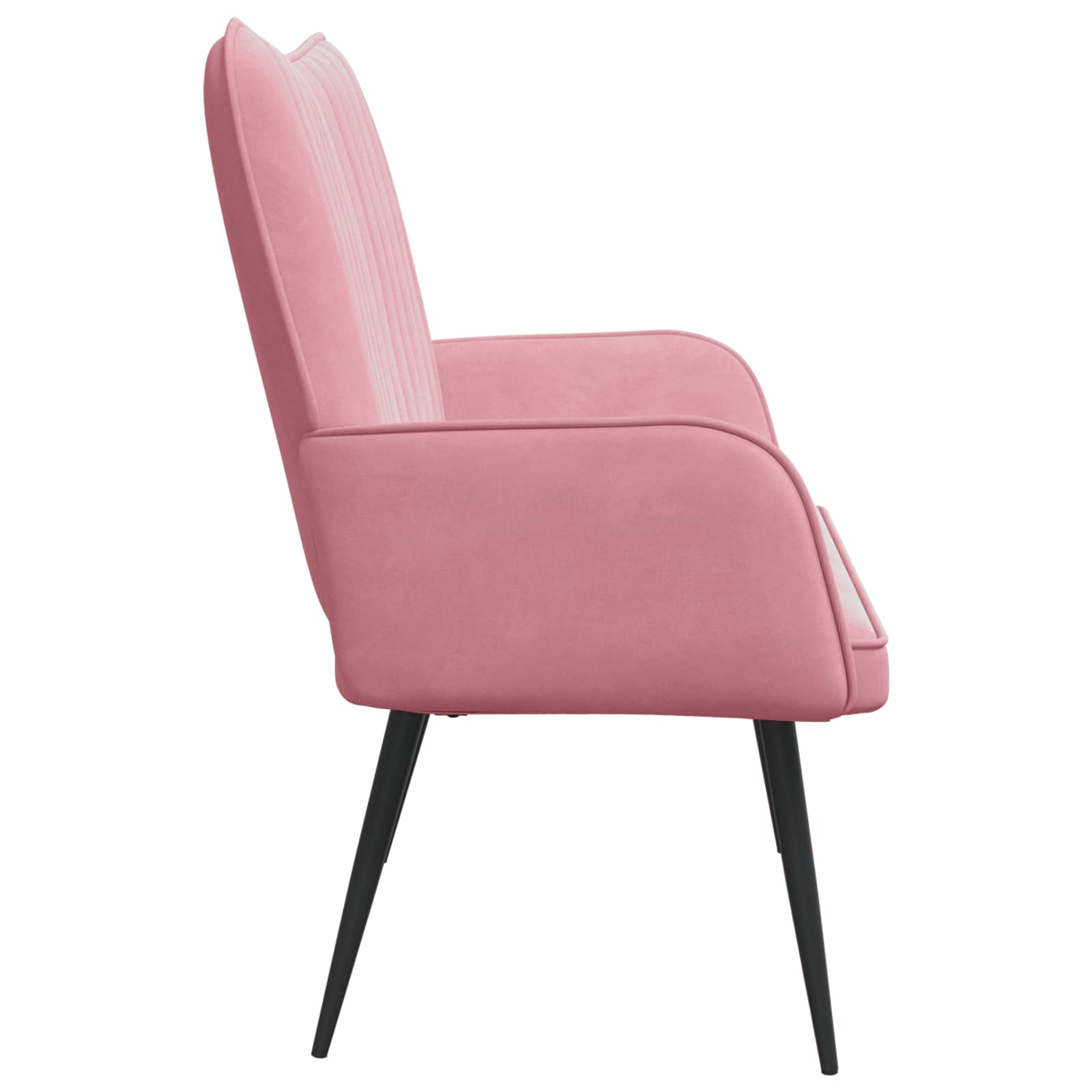 2-Zits Sofa Roze 115 x 61 x 87 cm fluweel